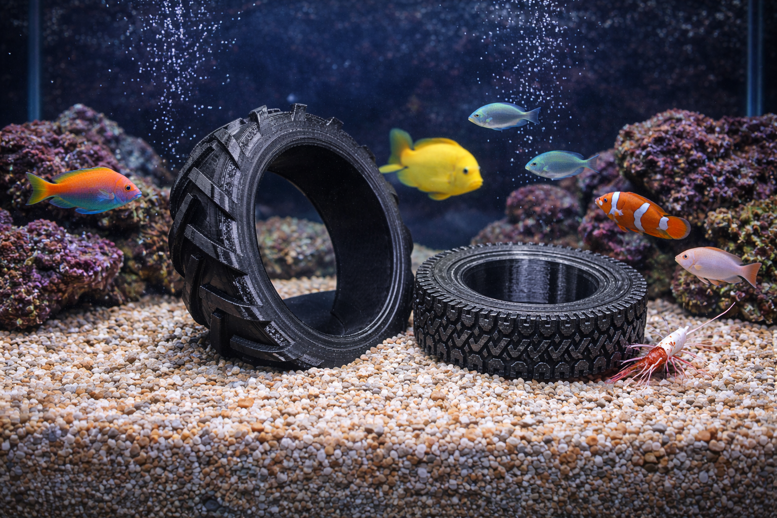 Aquarium Decoration - Custom underwater themed piece